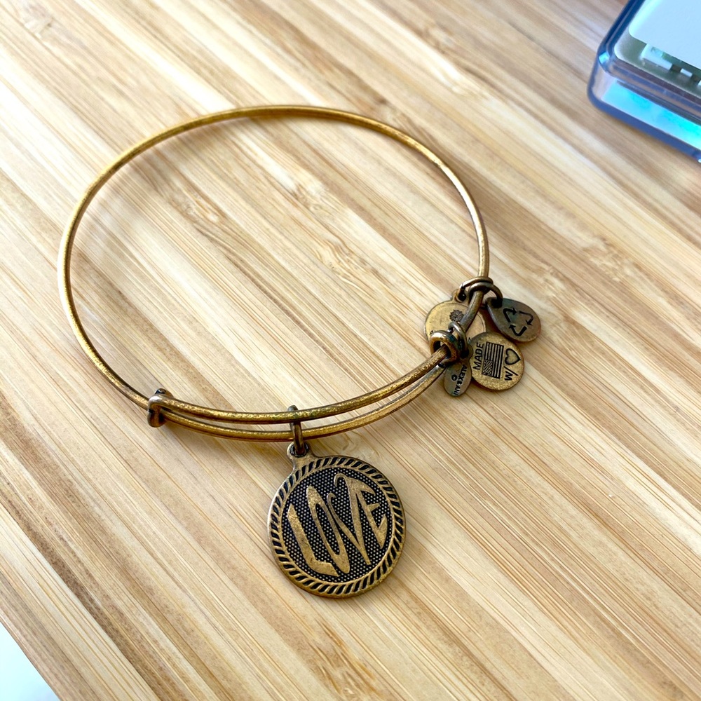 Alex and ani love bracelet